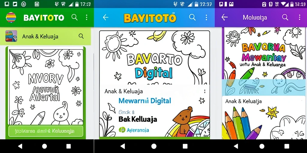 Antarmuka aplikasi BAYITOTO yang menarik untuk mewarnai.
