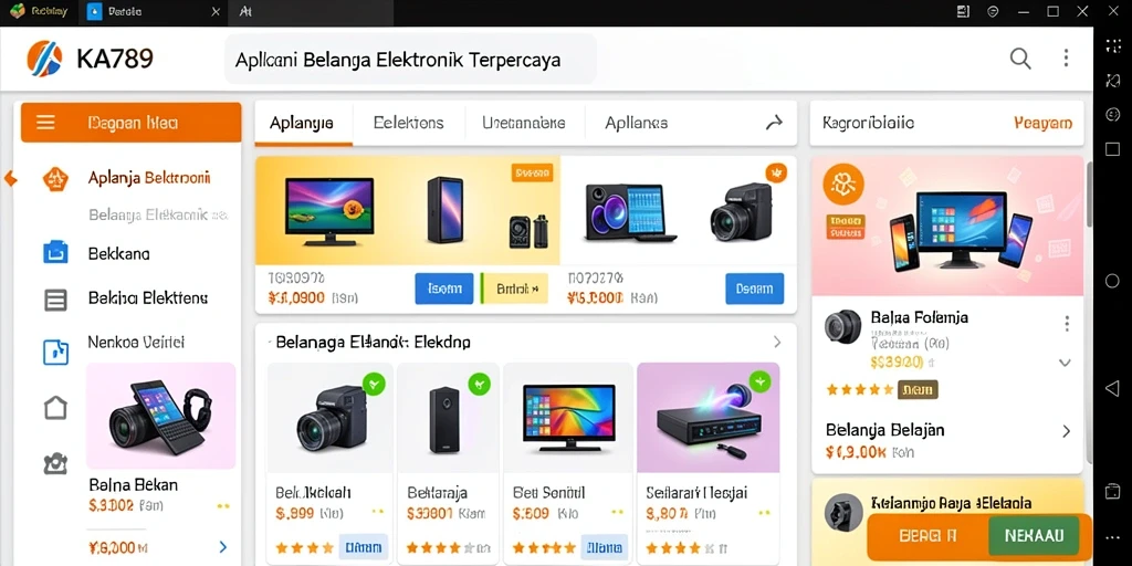 Tampilan antarmuka aplikasi KA789 yang menarik dan fungsional.