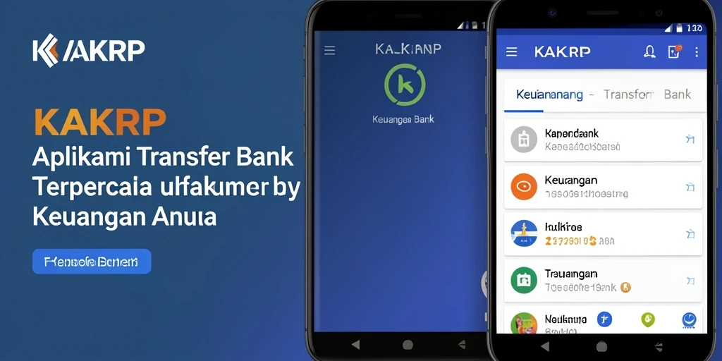 Antarmuka KAKRP yang sederhana dan mudah digunakan untuk Transfer Bank.