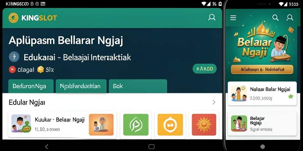 Tampilan antarmuka KINGSLOT yang ramah pengguna.