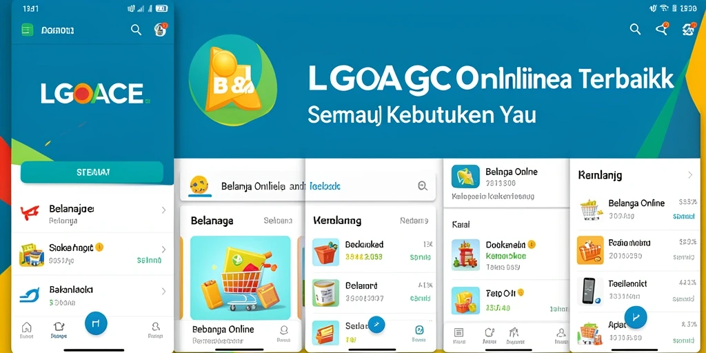 Tampilan antarmuka LGOACE saat berbelanja online yang menarik.